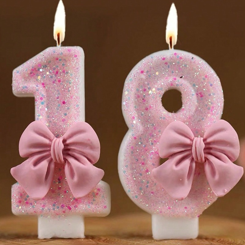 Paraffin Wax - 1pc Pink Butterfly Shaped Rhinestone 3D