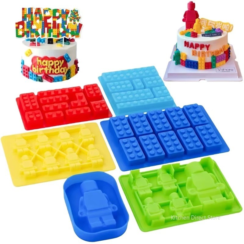 Candle Molds - Robots Silicone Candle Mold DIY 3D