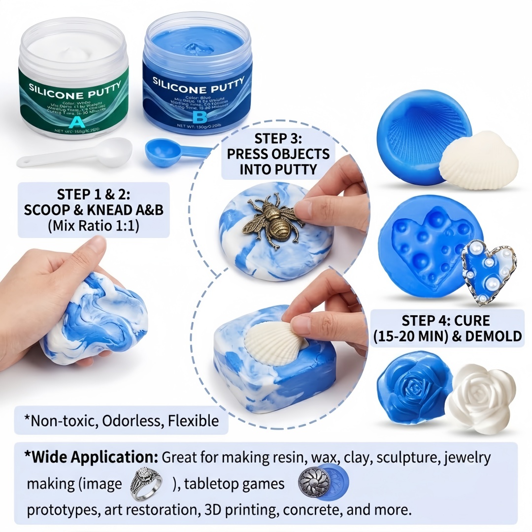 Silicone Putty Mold Making Sup - Candle Molds ulasan dan harga