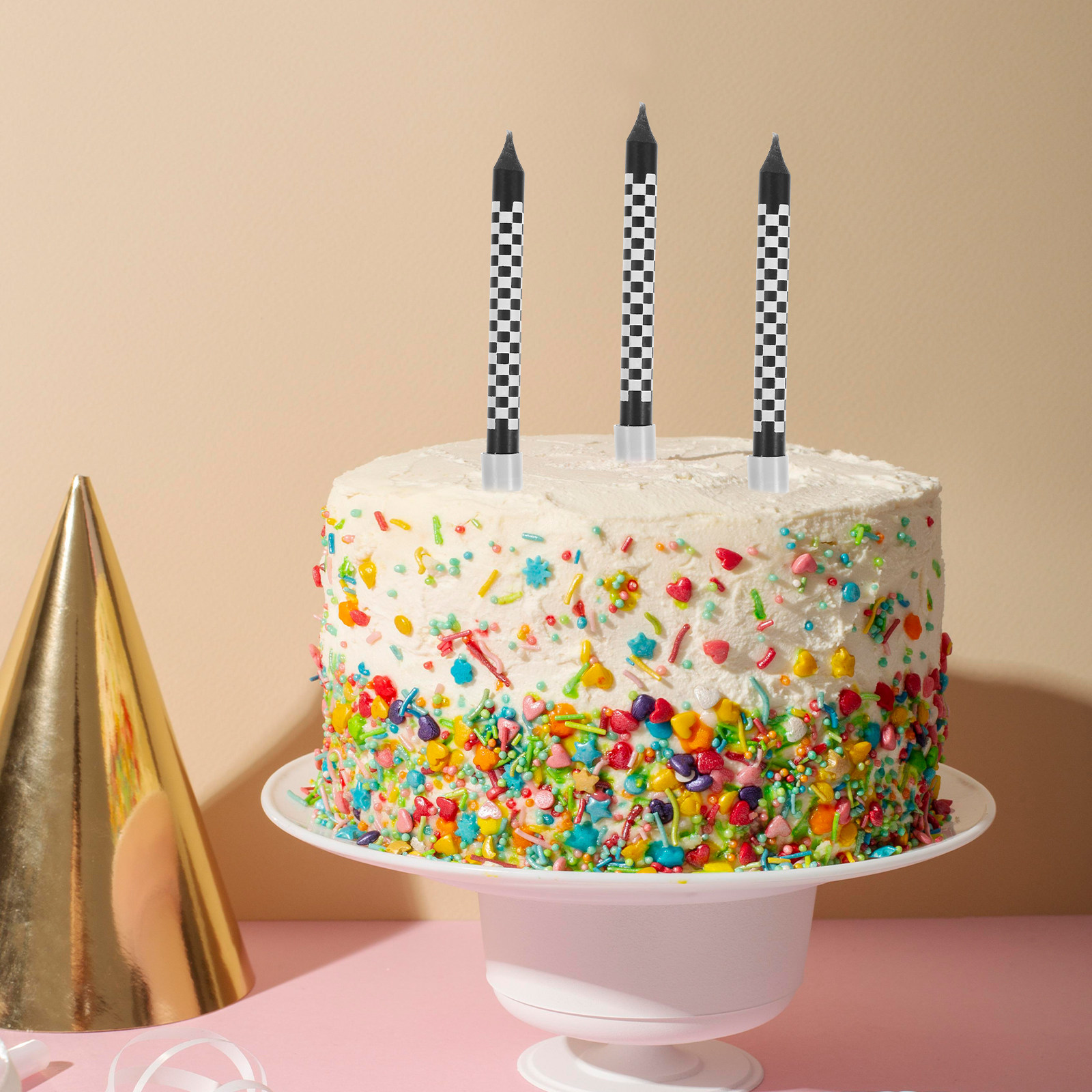 12Pcs Birthday Candles Trendy  - Paraffin Wax ulasan dan harga