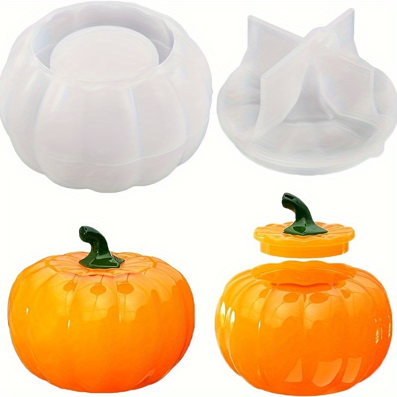 2pcs Pumpkin Jar Silicone Mold - Candle Molds ulasan dan harga
