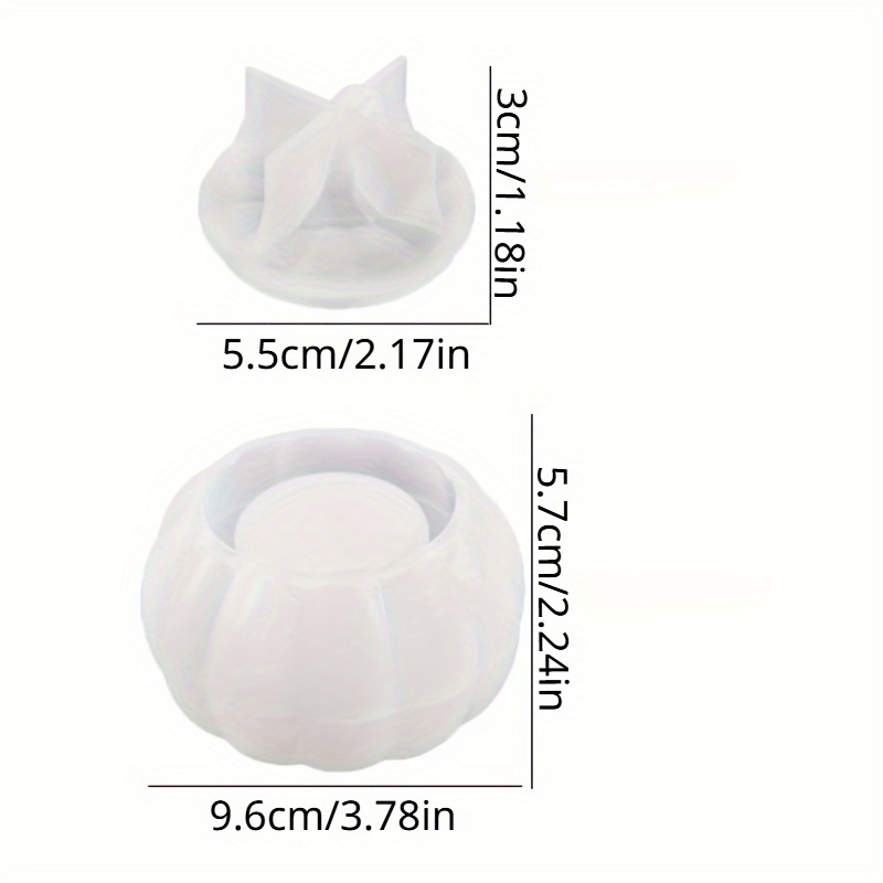 2pcs Pumpkin Jar Silicone Mold - Candle Molds ulasan dan harga