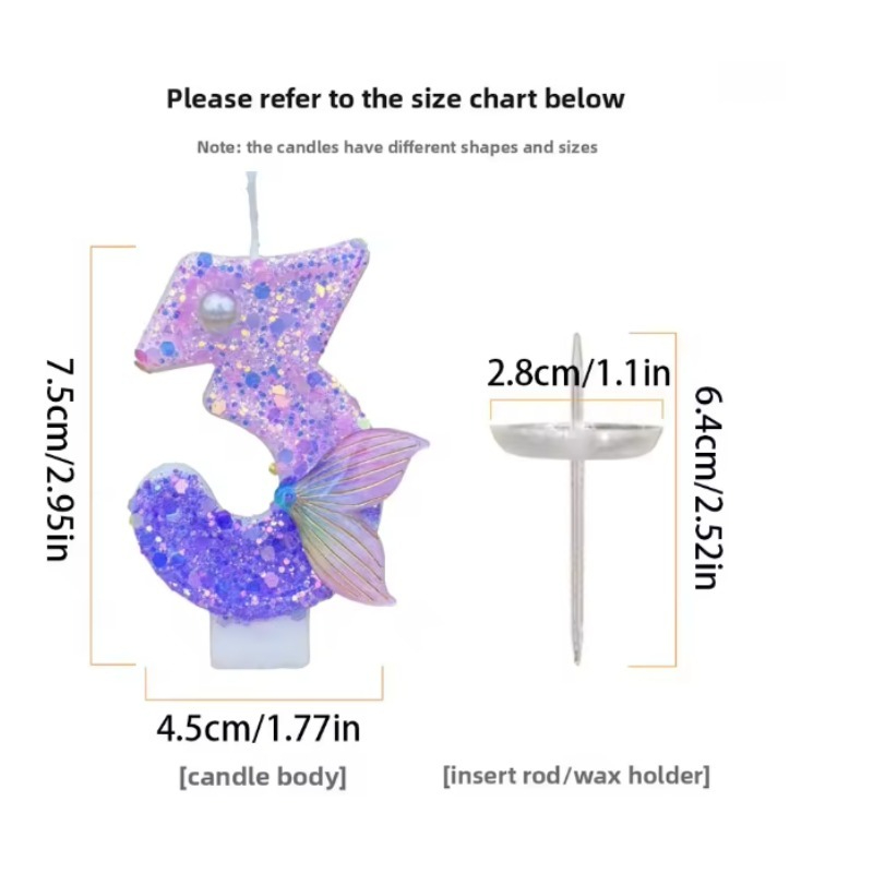 Glitter Purple Gradient Mermai - Paraffin Wax ulasan dan harga