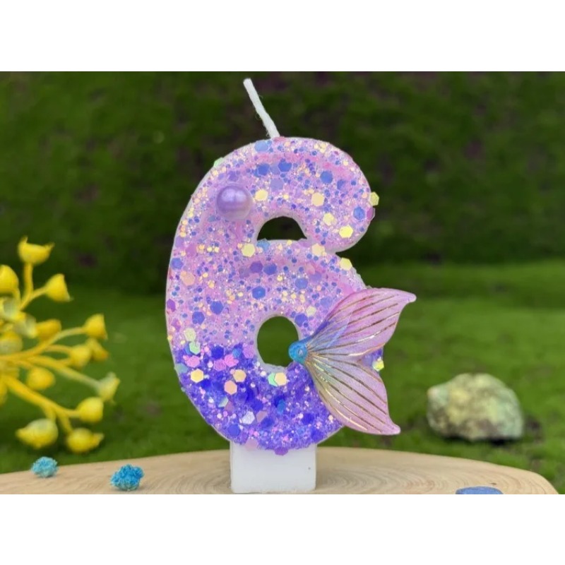 Glitter Purple Gradient Mermai - Paraffin Wax ulasan dan harga