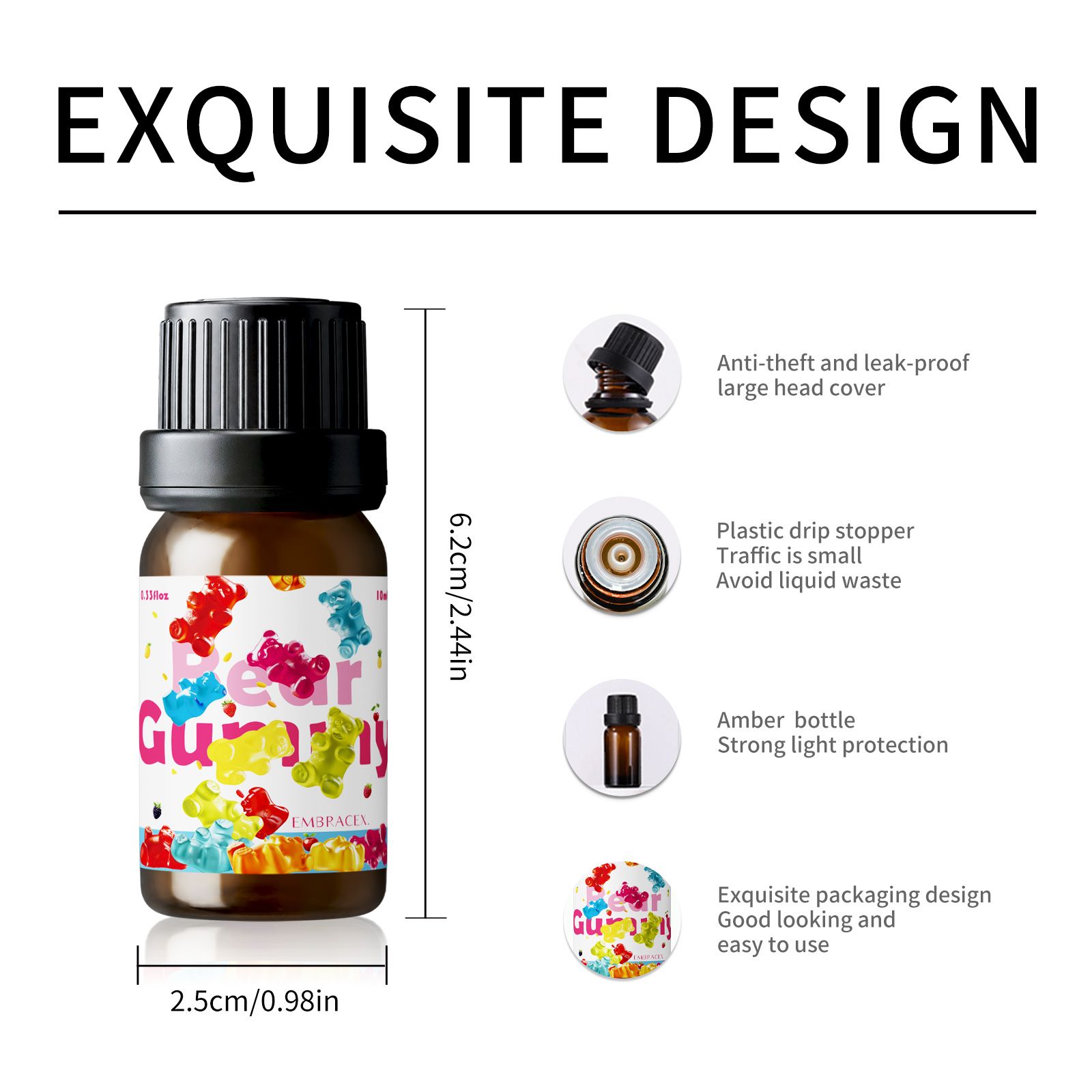 10ml Gummy Bear Fragrance Oil  - Silk Candle ulasan dan harga