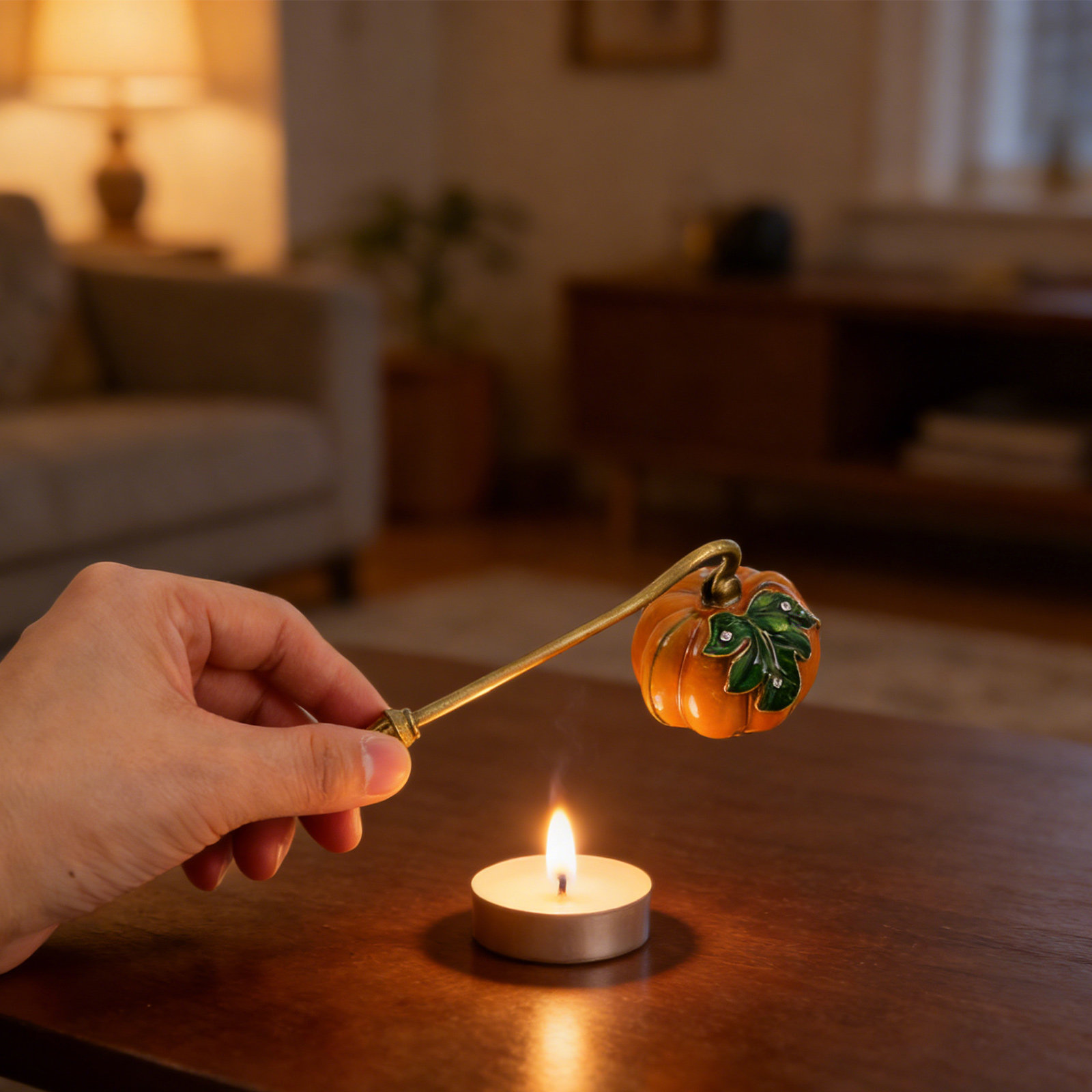 Vintage Metal Wick Snuffer wit - Candle Wick ulasan dan harga