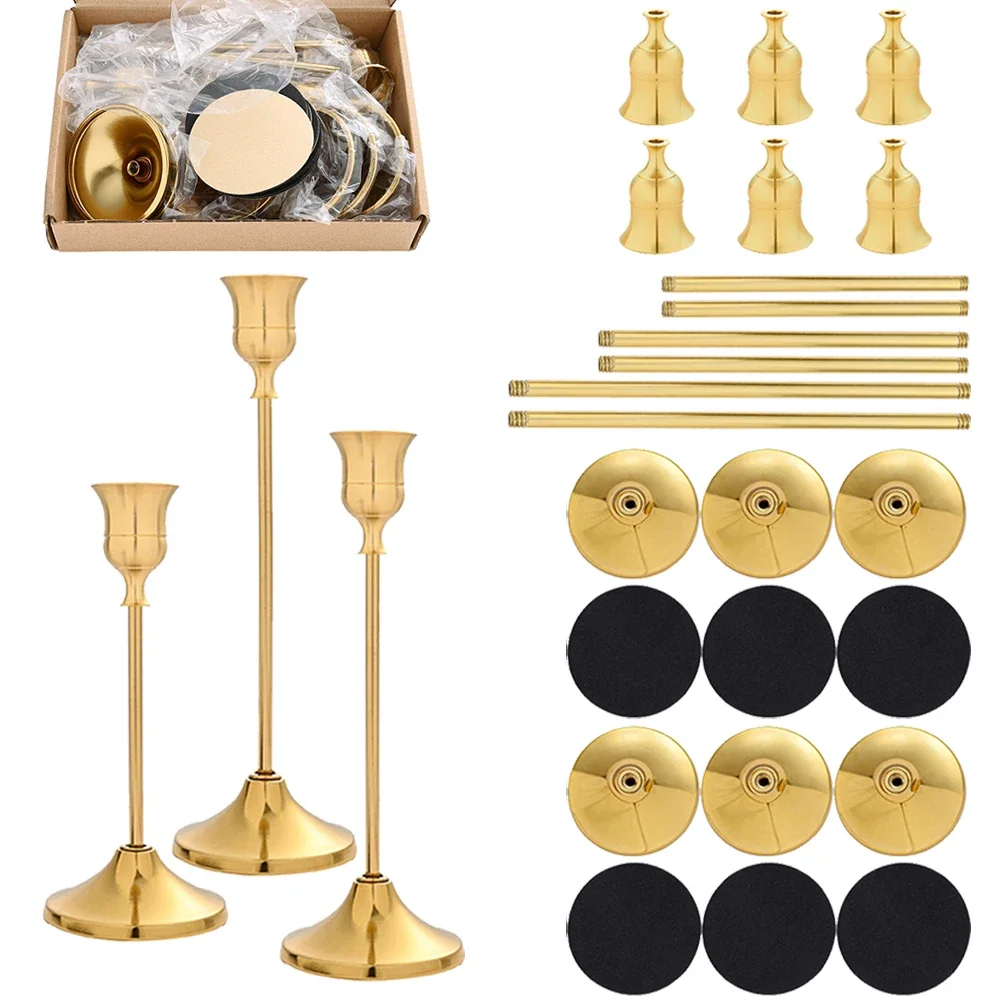 6 Sets Candle Holders Vintage  - Silk Candle ulasan dan harga