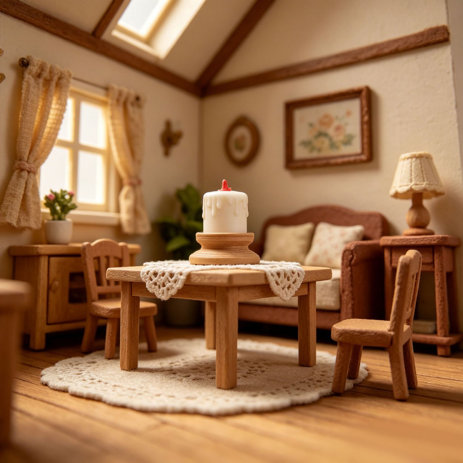 3pcs 1/12 Scale Dollhouse Mini - Candle Wax Scale ulasan dan harga