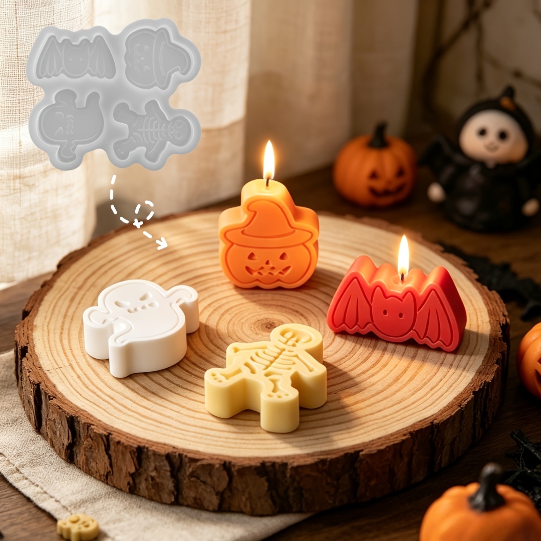 4-cavity silicone resin mold s - Candle Molds ulasan dan harga