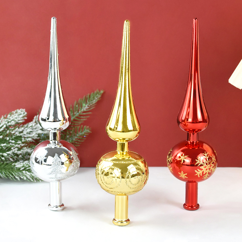 23cm Christmas Tree Topper Red - Candle Lighter ulasan dan harga